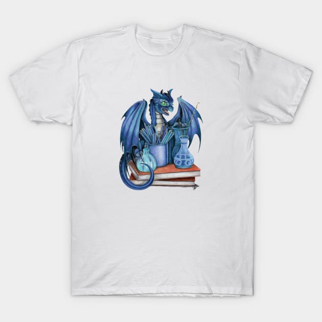 Artist's Pet Blue Dragon T-Shirt by Sandra Staple